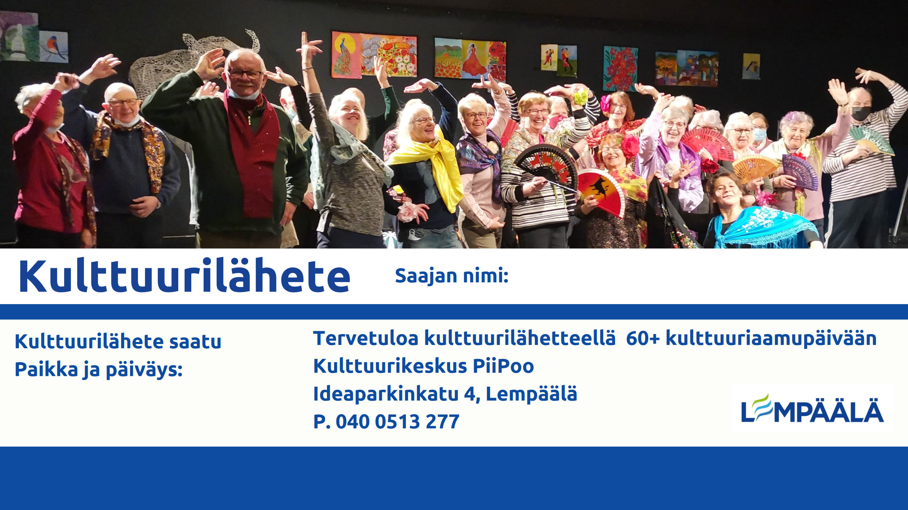 Kuva Lempäälän kulttuurilähetteestä.
