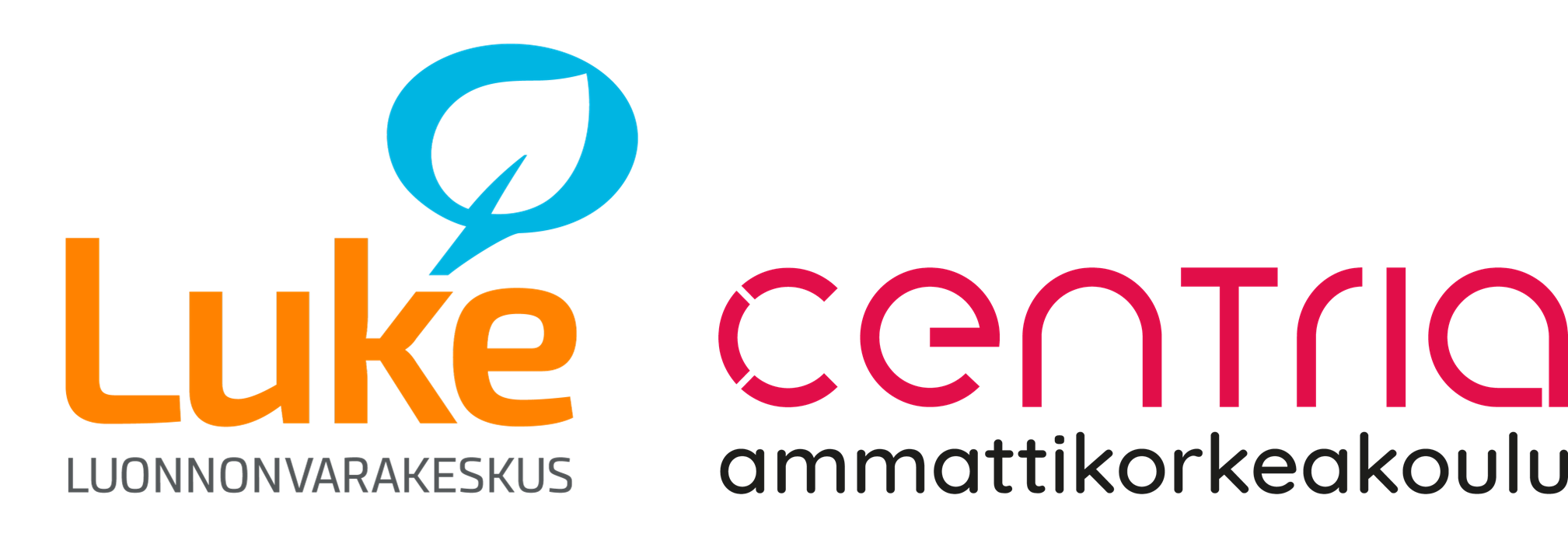 Luonnonvarakeskuksen ja Centria-ammattikorkeakoulun logot