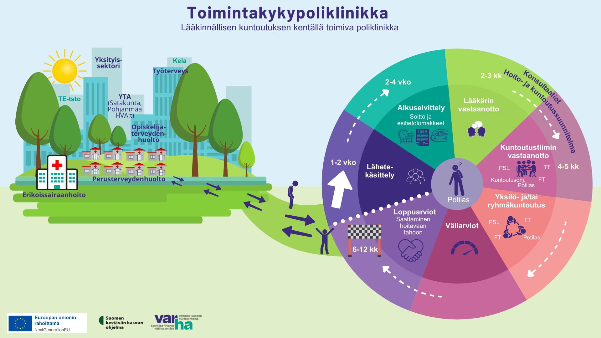 Toimintakykypoliklinikka potilaan hoitopolku