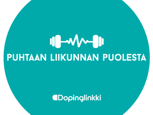 Puhtaan liikunnan puolesta -tunnus