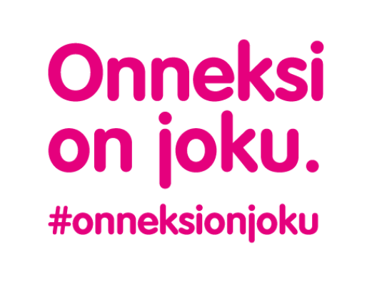 Onneksi on joku logo suomeksi