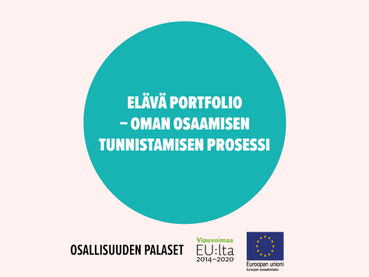 Elävä Portfolio - oman osaamisen tunnistamisen prosessi -toimintamallin kansikuva.