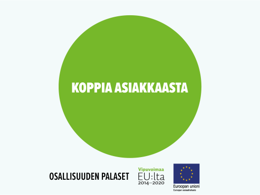 Koppia asiakkaasta -toimintamallin kansikuva.