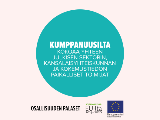 Kumppanuusilta kokoaa yhteen julkisen sektorin, kansalaisyhteiskunnan ja kokemustiedon paikalliset toimijat -toimintamallin kansikuva.