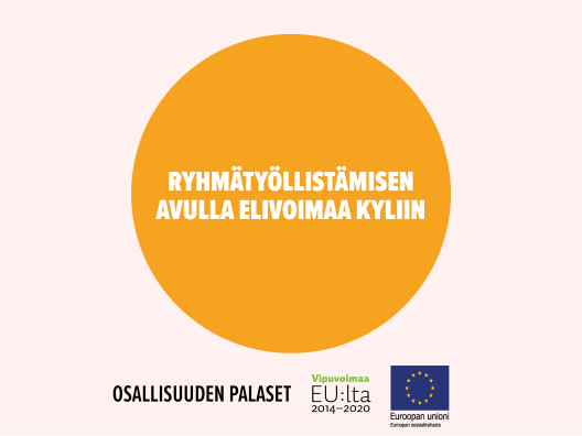 Ryhmätyöllistämisen avulla elinvoimaa kyliin -toimintamallin kansikuva.