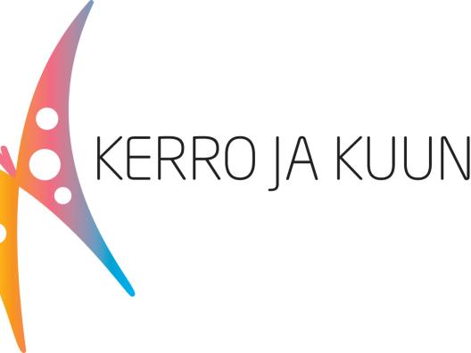 Kuvassa on KERRO JA KUUNTELE -projektin logo.