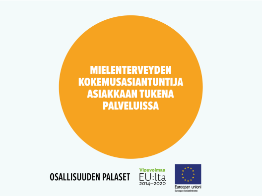 Mielenterveyden kokemusasiantuntija asiakkaan tukena palveluissa -kansikuva.