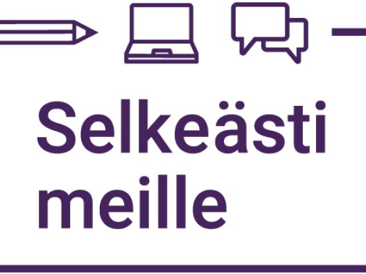 Selkeästi meille -hankkeen logo.