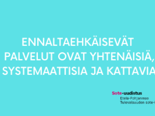 Ennaltaehkäisevät palvelut
