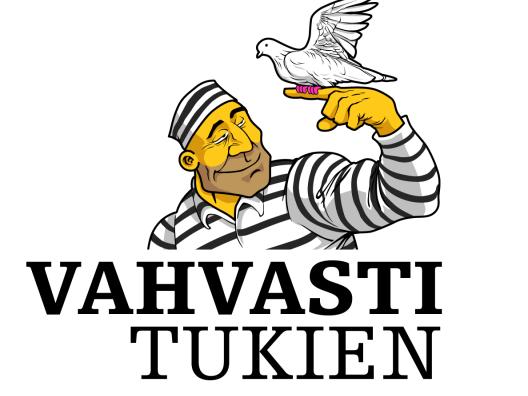 Vahvasti tukien -kuntoutuksen logo