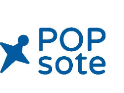 POPsote-hankekokonaisuuden virallinen logo