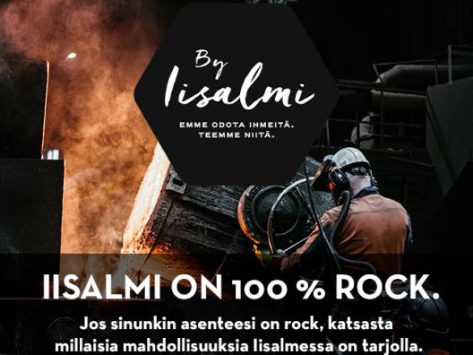 Iisalmi on 100 % rock.