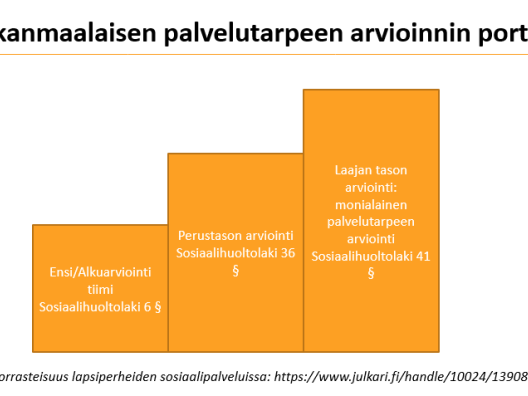 Pirkanmaalaisen palvelutarpeen arvioinnin portaat