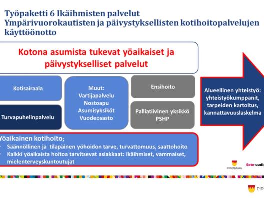 Kuvaus palveluverkoston osa-alueista