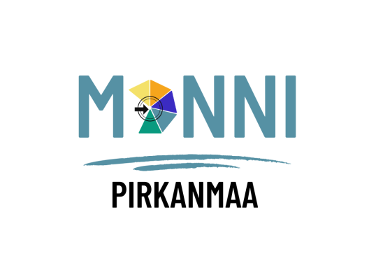 MONNI-hankkeen logo täydennettynä sanalla Pirkanmaa