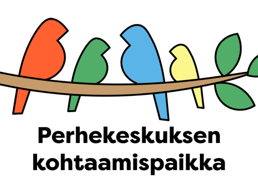 Länsi-Uudenmaan hyvinvointialueen perhekeskuksen kohtaamispaikan logo