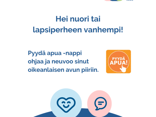 Pyydä apua -nappi Keski-Suomessa