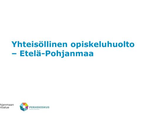 Yhteisöllinen opiskeluhuolto