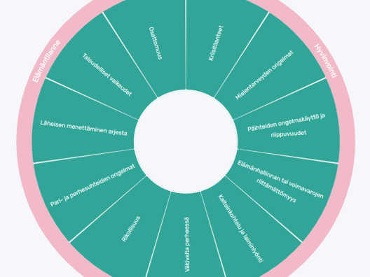 ACE-riskitekijöiden tunnistamiseen tarkoitetun työkalun visuaalinen konseptointi