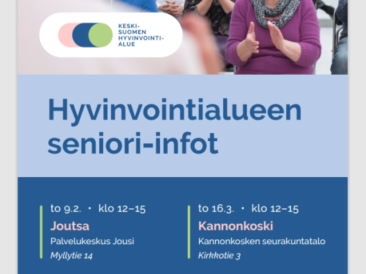 Keski-Suomen hyvinvointialueen seniori-infot