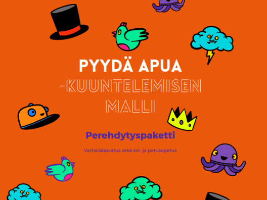 Pyydä apua -kuuntelemisen malli