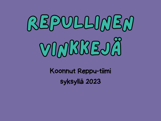 Vinkkivihkosen kansikuva