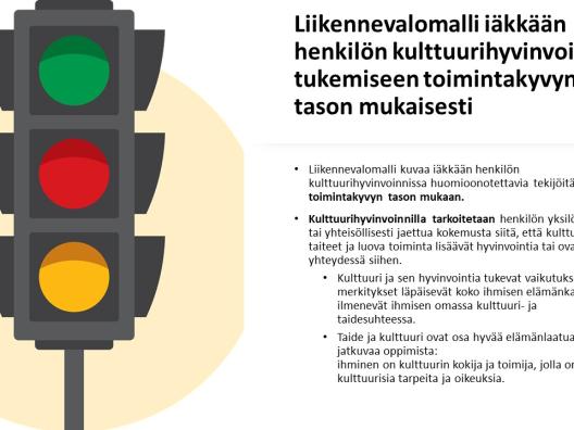 Liikennevalojen käyttö ikääntyneiden kulttuurihyvinvoinnin tukemisessa