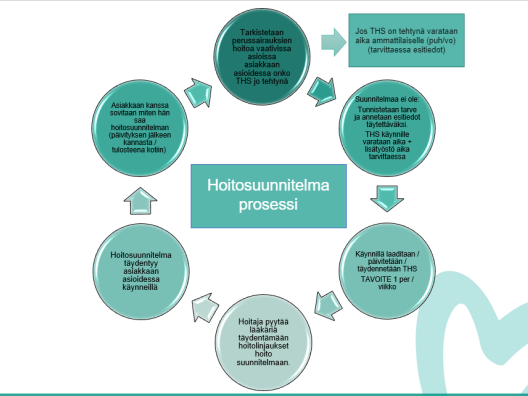 Hoitosuunnitelma prosessi