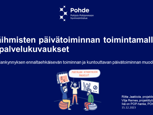 Ikäihmisten päivätoiminnan toimintamalli 