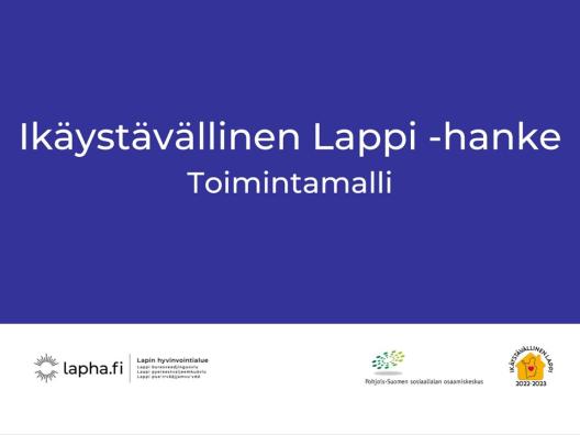 ikäystävällinen lappi -hanke kansikuva