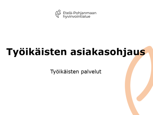 Työikäisten asiakasohjaus