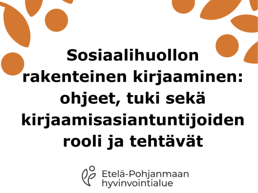 Soshuolto rakenteinen kirjaaminen