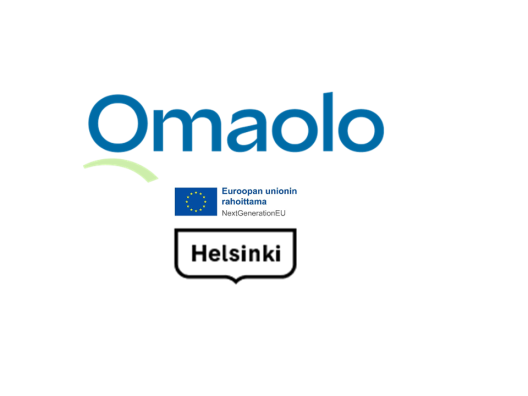 Omaolo, Kestävän kasvun hanke ja Helsinki logot