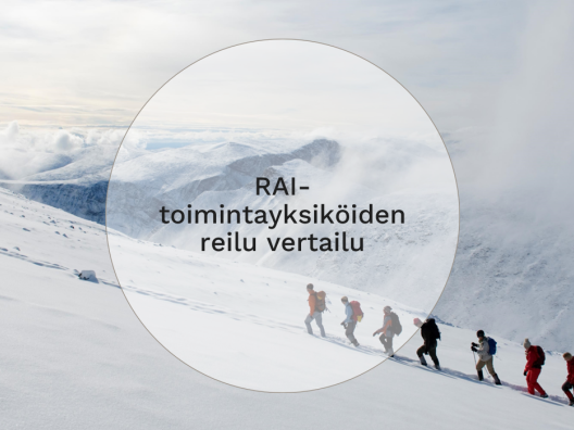 RAI-toimintayksiköiden reilu vertailu -toimintamalli