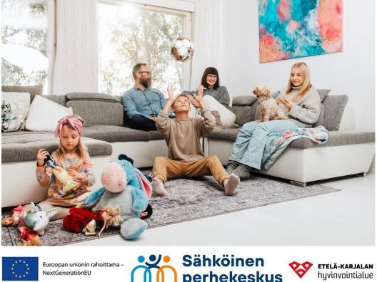 Euroopan unionin rahoittama - NextGenerationEU, Sähköinen perhekeskus, Etelä-Karjalan hyvinvointialue