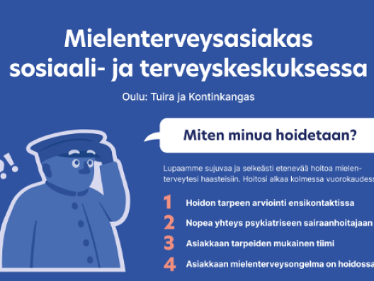 Mielenterveysasiakas sote-keskuksessa