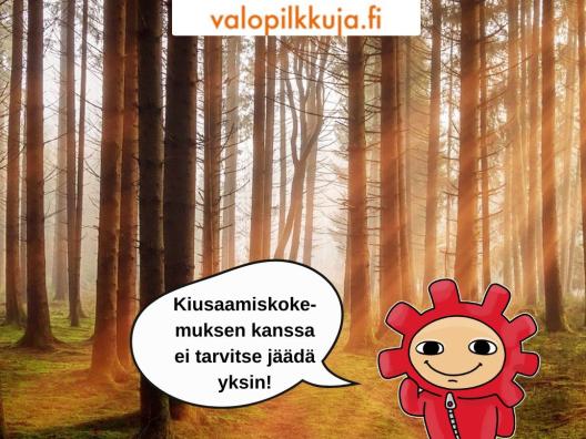 Kiusaamisasioiden tuki- ja neuvontakeskus Valopilkku tarjoaa tukea kiusaamisväkivaltaa kokeneille