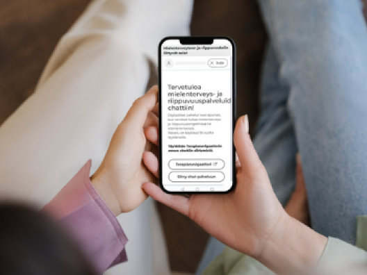 Mielenterveys- ja riippuvuuspalveluiden chat- ja etävastaanotto