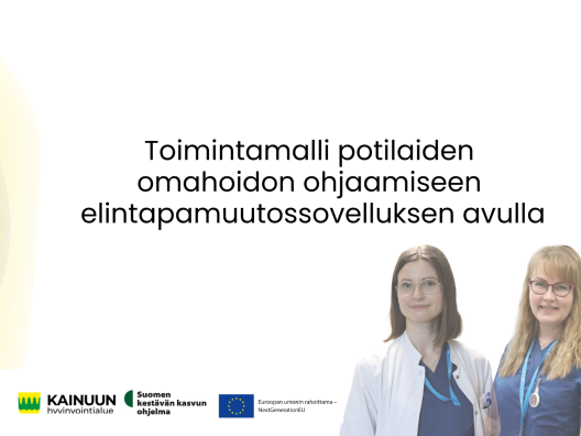 Omahoidon ohjaus sovelluksen avulla