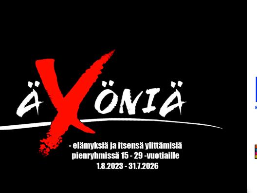 Äxöniä -hankkeen logo