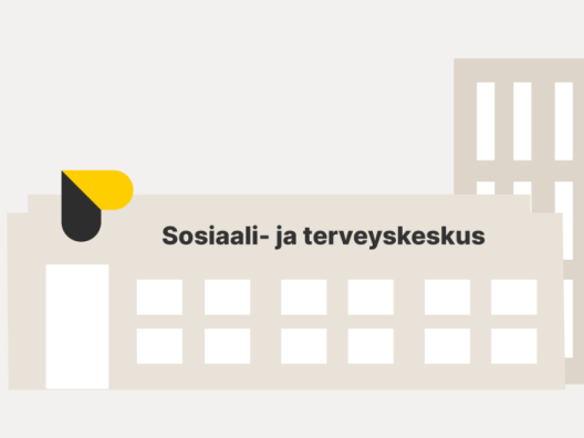 Sosiaali- ja terveyskeskus, kuvituskuva.