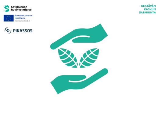 Kämmenet joiden sisällä on kasvin lehti.