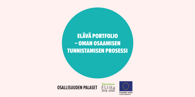 Elävä Portfolio - oman osaamisen tunnistamisen prosessi -toimintamallin kansikuva.