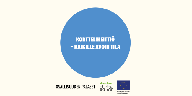 Korttelikeittiö – kaikille avoin tila -toimintamallin kansikuva.