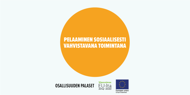 Pelaaminen sosiaalisesti vahvistavana toimintana -toimintamallin kansikuva.