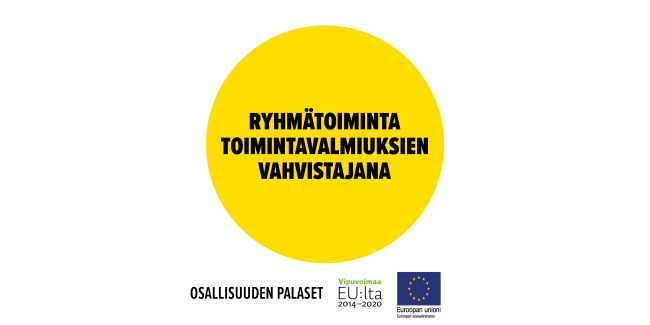 Ryhmätoiminta toimintavalmiuksien vahvistajana -toimintamallin kansikuva.