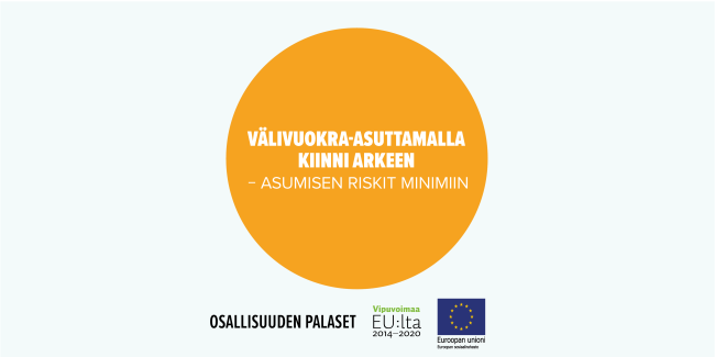 Välivuokra-asuttamalla kiinni arkeen – asumisen riskit minimiin -toimintamallin kansikuva.