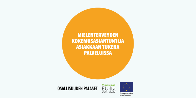 Mielenterveyden kokemusasiantuntija asiakkaan tukena palveluissa -kansikuva.