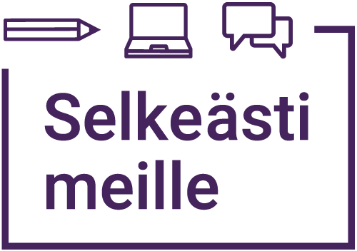 Selkeästi meille -hankkeen logo.