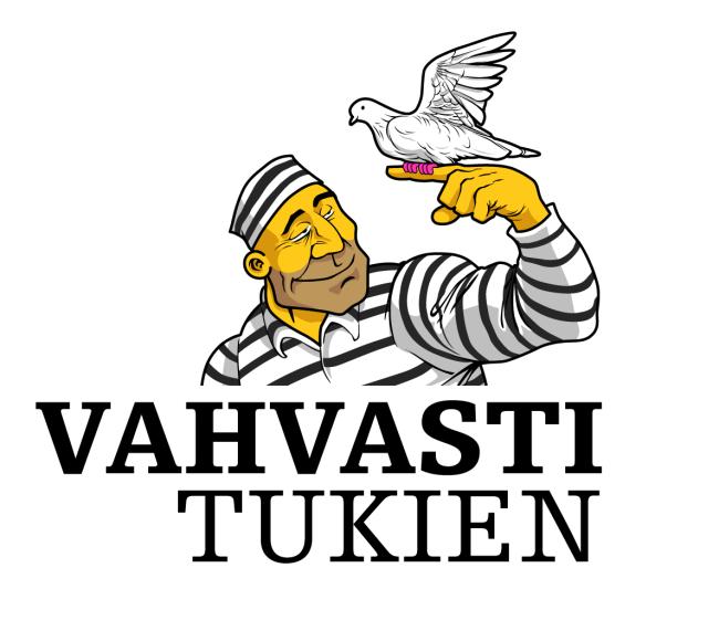 Vahvasti tukien -kuntoutuksen logo